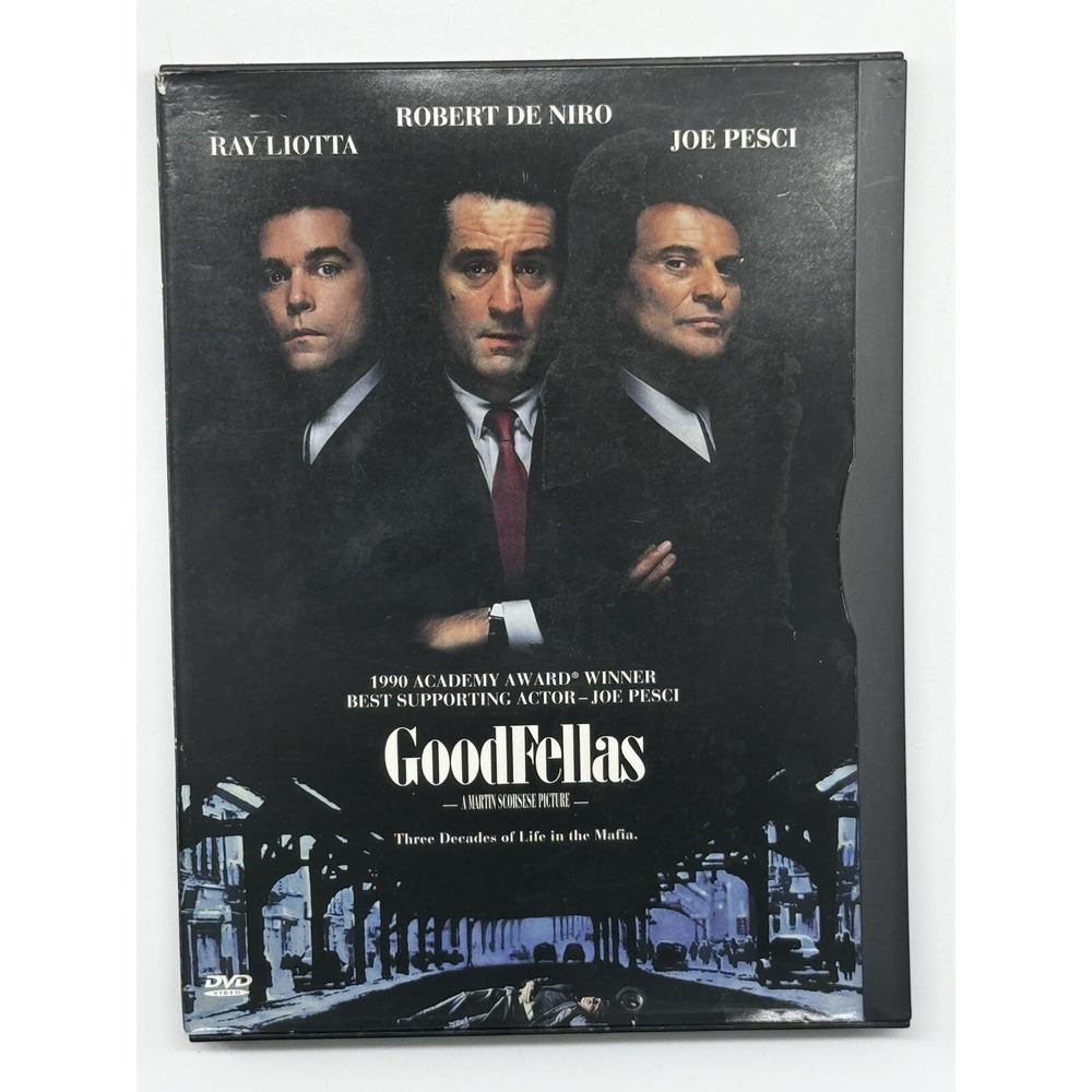 Warner Bros Goodfellas DVD Martin Scorsese‎ Crime Drama Movie Excellent